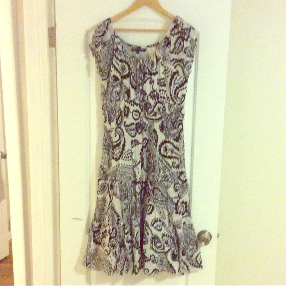 Adorable soft paisley midi dress - Picture 1 of 3